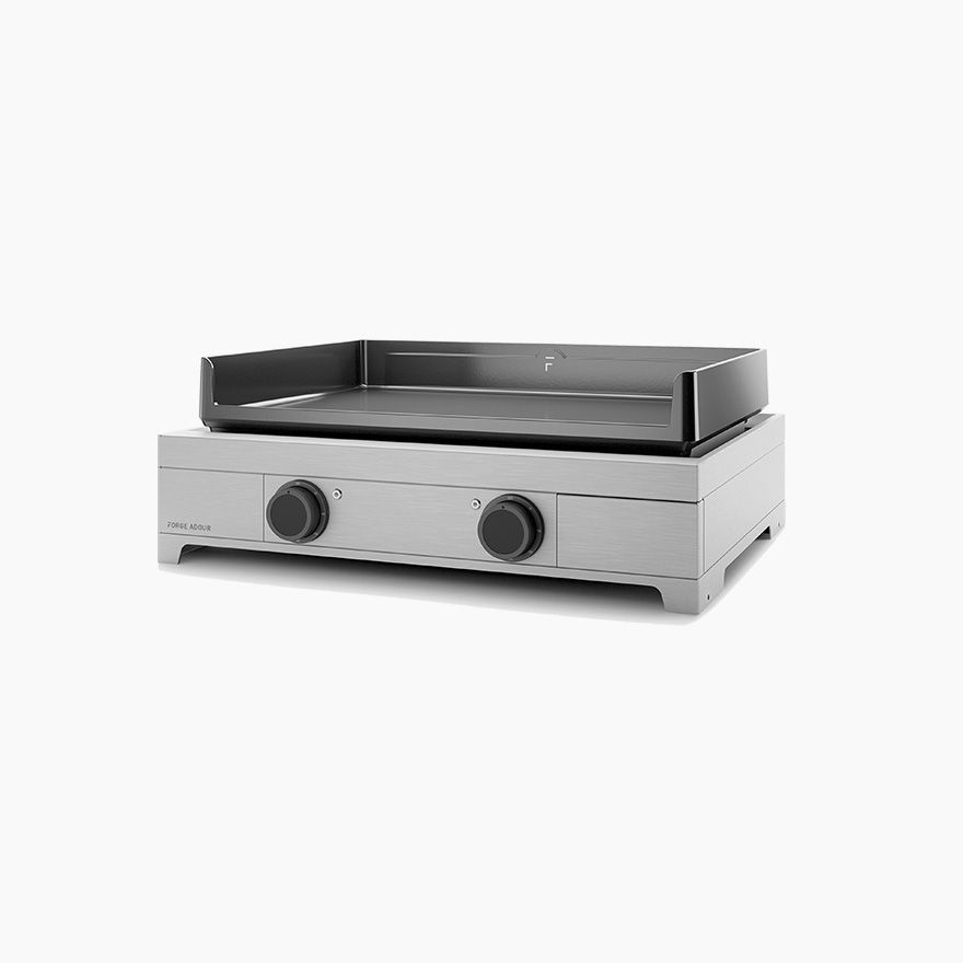 Plancha Modern Elektrisch 60 cm Roestvrij staal
